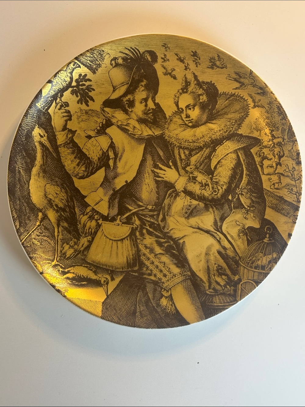 Vintage Royal Tetris Bavaria Germany  atelier plate